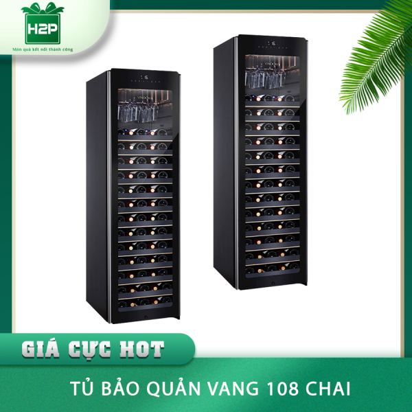 TỦ BẢO QUẢN RƯỢU VANG 108 CHAI TBQR-11